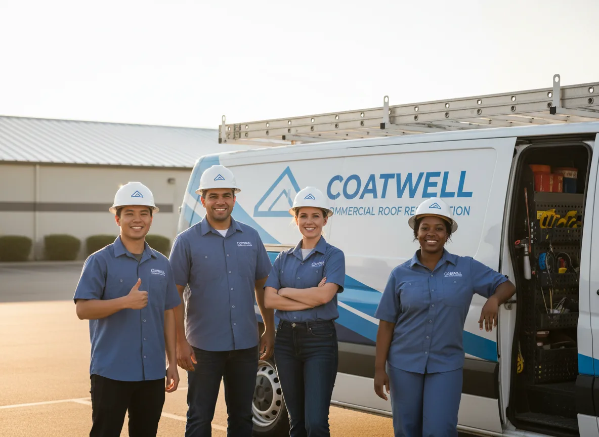 Commercial roof coating company in Concord, MA